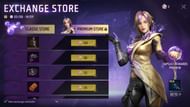 There are two types of stores within the Exchange Store (Image via Garena)